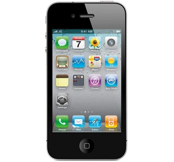Apple iPhone 4s 16GB With Box and Accessories 3 Month Warranty - Black