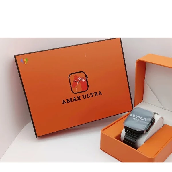 AMAX Ultra 2023 Series 8 Smartwatch Bluetooth Call Inch 49mm Wireless Charging Women Men - Web Orange