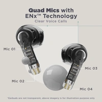 boAt Airdopes Atom 81 True Wireless Earbuds with Upto 50H Playtime, Quad Mics ENx™ Tech, 13MM Drivers,Super Low Latency(50ms), ASAP™ Charge, BT v5.3 - Black