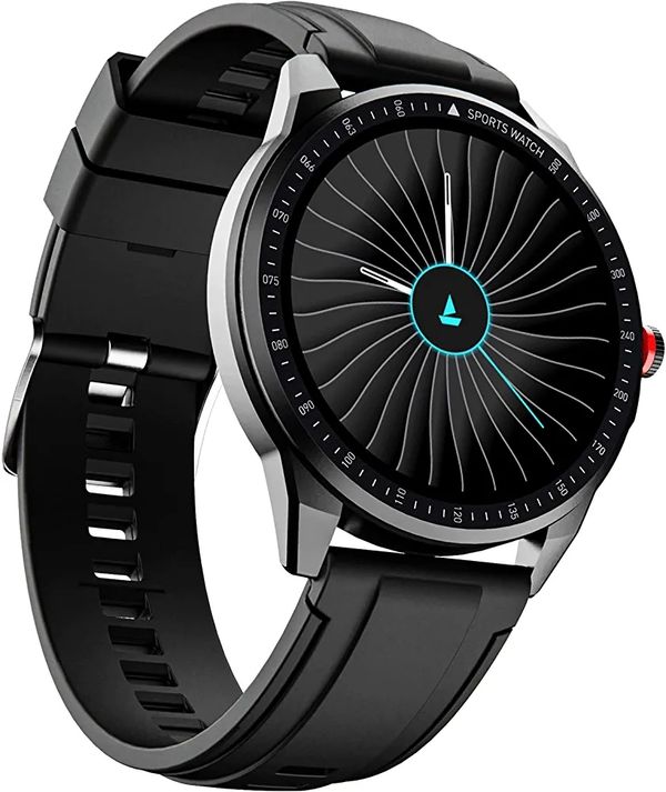 boAt Flash Edition Smart Watch with Activity Tracker, Multiple Sports Modes, 1.3" Screen, 170+ Watch Faces, Sleep Monitor, Gesture, Camera & Music Control, IP68 & 7 Days Battery Life - Black