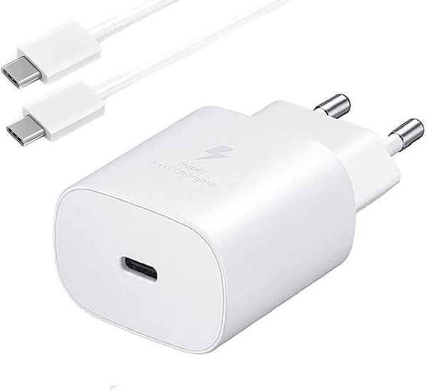  45W Super Fast Travel Adapter Charger With Type-C Charging Cable Compatible with 6 Months Warranty 