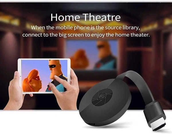 Wi-Fi Wireless Display Dongle | DLNA Wireless HDMI Screen Mirroring Wi-Fi Adaptor (CROMECAST)