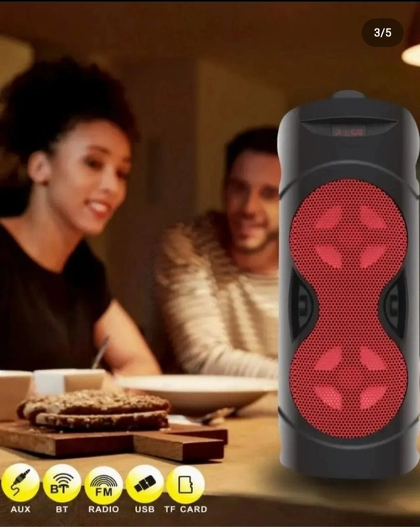 Bt Speaker With Mic - Black