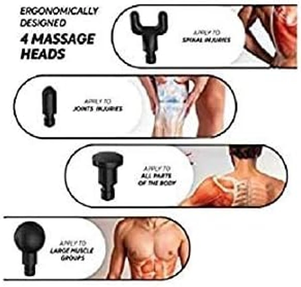 Rechargeable KH-320 Handheld Muscle Massagers Fitness Vibration Body Care I Deep Muscle Massage Fellix Fascial Gun