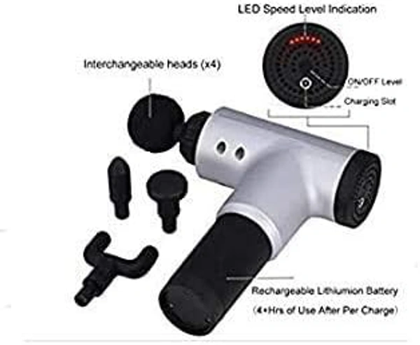 Rechargeable KH-320 Handheld Muscle Massagers Fitness Vibration Body Care I Deep Muscle Massage Fellix Fascial Gun