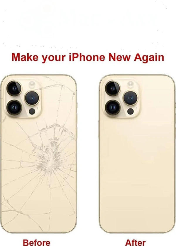 iPhone Replacement Part for Rear(Back) Glass Panel Compatible with (iPhone 14 Pro) 6 Month Warranty  - Gold
