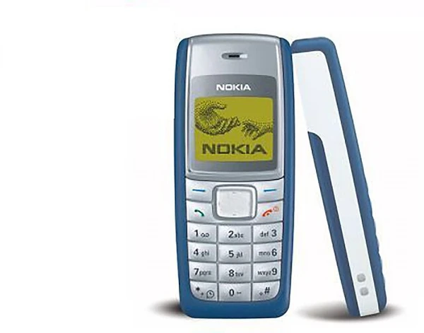 Refurbished Nokia 1110i, (Single Sim, 1.2 inches Display) - Superb Condition, Like New Random Colour 