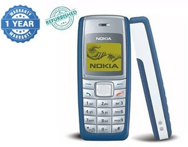 Refurbished Nokia 1110i, (Single Sim, 1.2 inches Display) - Superb Condition, Like New  - Blue