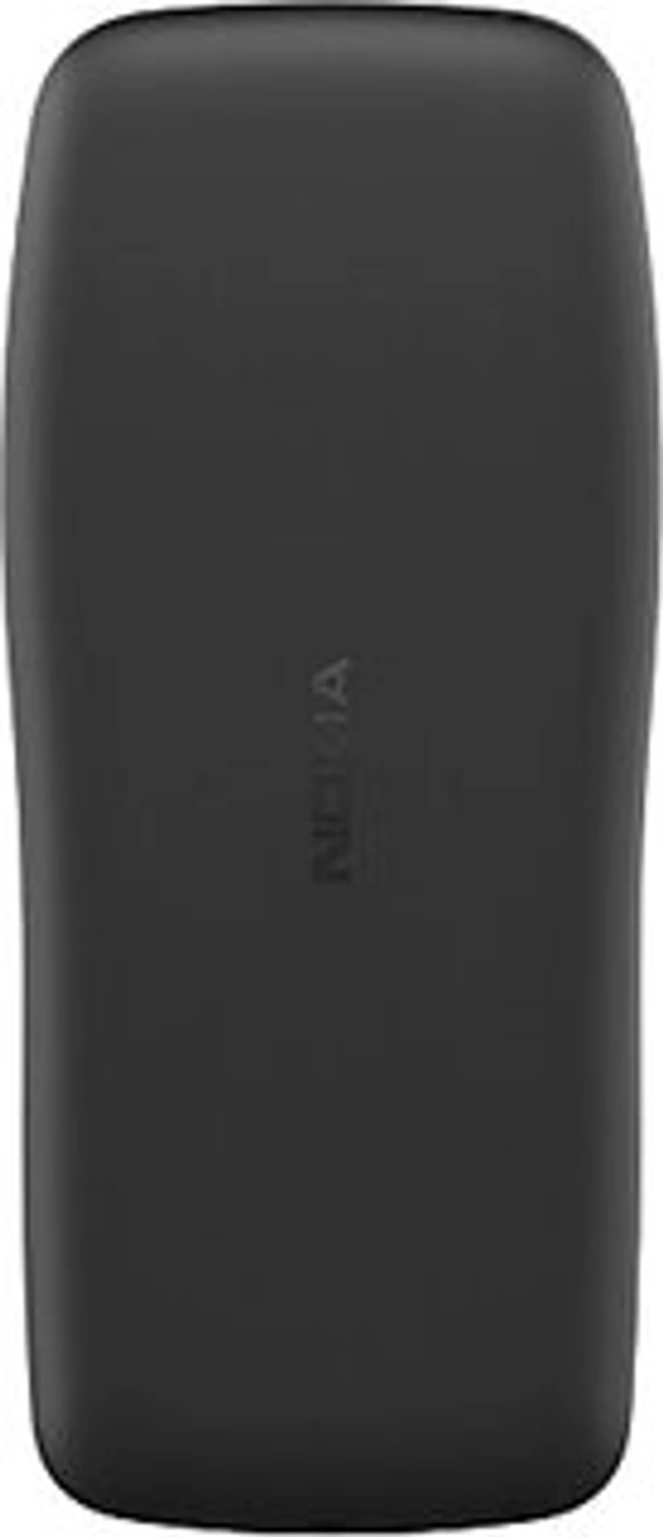 Nokia 105-SS Black Refurbished - Superb Condition, Like New - Red
