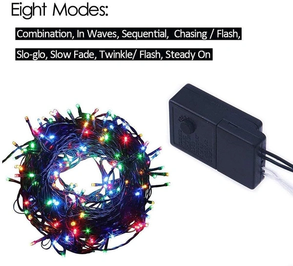 Diwali Rice Led Multicolour Light Premium Quality - 20Mtr