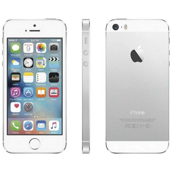 iPhone 5S Just Like New 3 Month Warranty Including All Accessories - 64GB, Silver
