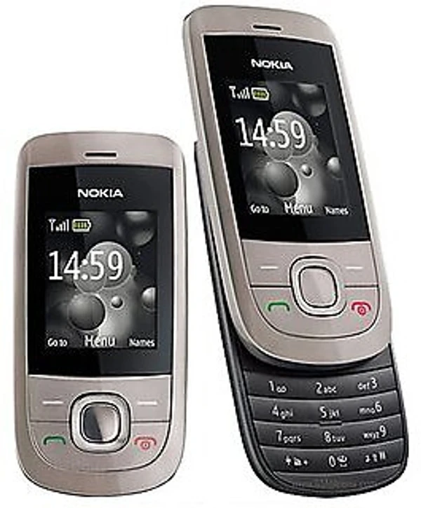 Nokia 2220 Refurbished Mobile Just Like New 1 Month Warranty  - Red Orange