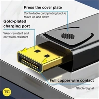 4K DisplayPort to HDMI Adapter [UHD 2K@120Hz, 4K@30 DP], DP to HDMI Male to Female Uni-Directional Adapter Compatible with Dell, Lenovo, HP,GPU, AMD, NVIDIA [Pack of 2]