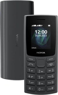 Nokia All-New 105 Dual Sim Keypad Phone with Built-in UPI Payments, Long-Lasting Battery, Wireless FM Radio - Black