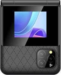 BlackZone FLIPPER X Dual Screen 2.4 & 1.8 Inch Dual Micro SIM  - Black