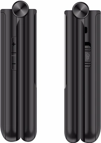 BlackZone FLIPPER X Dual Screen 2.4 & 1.8 Inch Dual Micro SIM  - Black