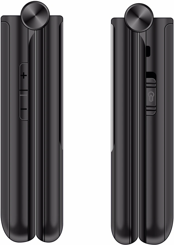 BlackZone FLIPPER X Dual Screen 2.4 & 1.8 Inch Dual Micro SIM  - Black
