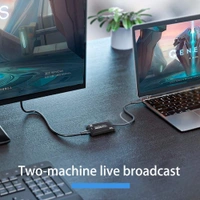 4K Video Capture Card, HDMI to USB 3.0 Game Capture Card 1080P60FPS Cam Link Card Video Conference or Streaming, Record via DSLR, Camcorder, Work with Mac/ Linus/ Windows, OBS Nintendo Switch-(EPL-812HVC)