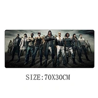 Gaming Waterproof Mouse Pad for PUBG Erangel Edition (Large XXL)Random Design