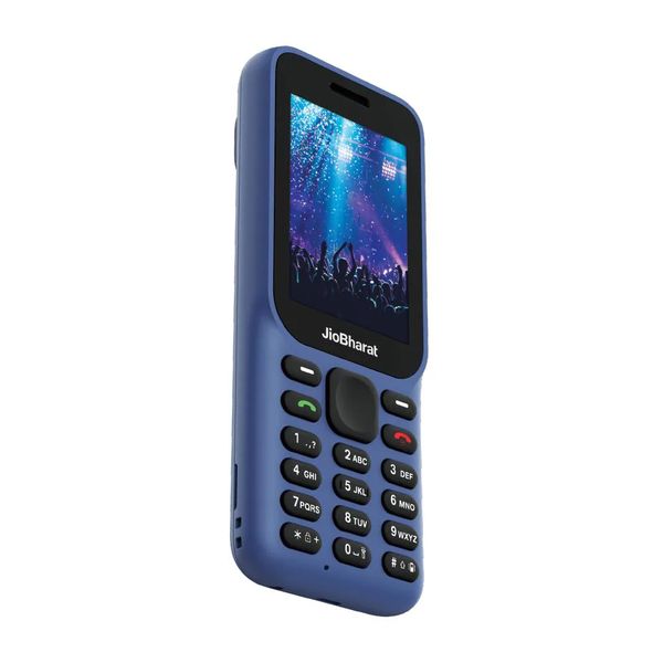 JIOJioBharat B1 4G Keypad Phone with JioCinema, JioSaavn, JioPay (UPI), Powerful Battery (2000mAh), LED Torch, Digital Camera,  - Black