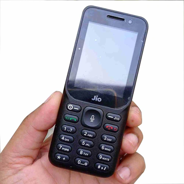 Jio F320 Refurbished Best Quality with box & battery pack  - Black