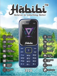Habibi 310 Phone with 1.8 Inch Display, 1100 MAH Battery, Multiple Indian Languages, Basic Keypad Phone Random Colour 