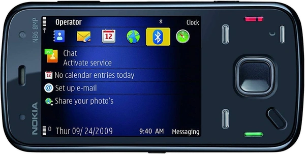 Nokia N86 Unlocked Phone with 8 MP Camera, Auto Focus, Flash & Carl Zeiss Optics Refurbished Random Colour 