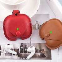 3RD Generation Button Pouch Leather AirPods Cases Cover (Pack of 3) - Blue