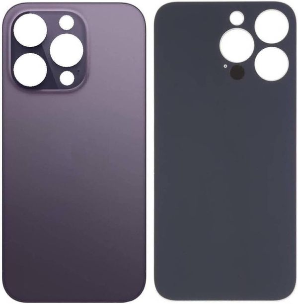 Replacement Part for Rear(Back) Glass Panel Compatible with (iPhone 14 Pro Max) 7 Day Replacement Warranty  - Black
