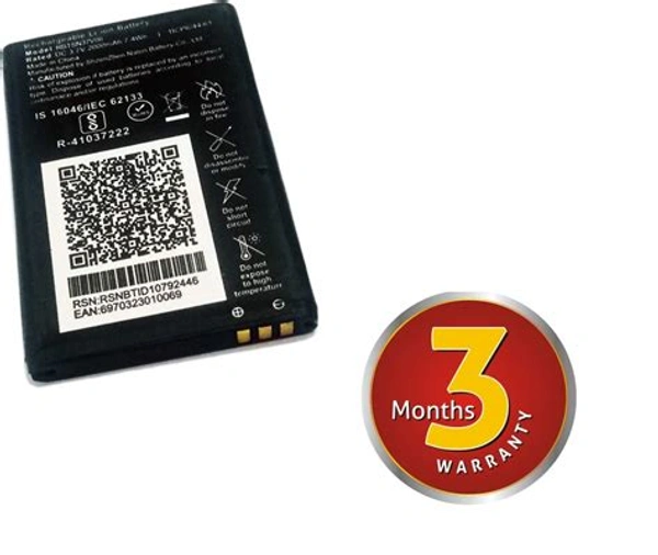 2000mAh Battery for LYF Jio Phone F220B Jio Phone 2 F300b LF-2403N F50Y F90 F120B F271i B-R2000 Made in India with 3 Months Warranty