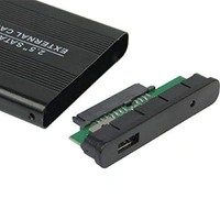 2.5 Inch SATA to USB 2.0 External Hard Drive Enclosure Case for Laptop Hard Disks (Hard Disk Not Included)