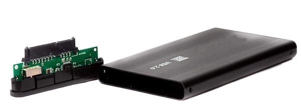 2.5 Inch SATA to USB 2.0 External Hard Drive Enclosure Case for Laptop Hard Disks (Hard Disk Not Included)