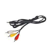 3.5mm AUX JACK TO 3 RCA MALE CABLE AUDIO VIDEO MALE CABLE(3 RCA TO 3.5mm JACK AUX)