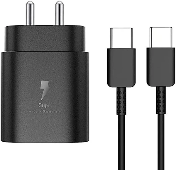 45W USB-C Charger, Samsung Ultra Fast Charger Type C for Samsung Galaxy S23 Ultra/S23+/S22/S21 Ultra/S21 Plus 5G/Note 20 Ultra/S20/S20 Ultra/Note 20, PPS Adapter+ Cable - Black