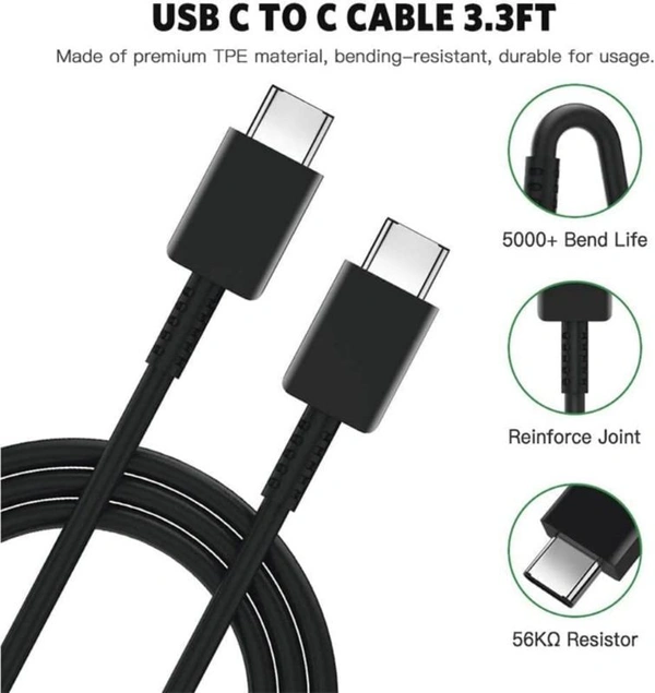 45W USB-C Charger, Samsung Ultra Fast Charger Type C for Samsung Galaxy S23 Ultra/S23+/S22/S21 Ultra/S21 Plus 5G/Note 20 Ultra/S20/S20 Ultra/Note 20, PPS Adapter+ Cable - Black