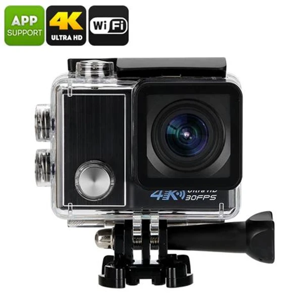 4k Action camera Sports and Action Camera 4K Ultra HD 16 MP WiFi Waterproof Digital Sports and Action Camera Sports and Action Camera (Black, 16 MP) Full Kit