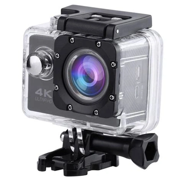 4k Action camera Sports and Action Camera 4K Ultra HD 16 MP WiFi Waterproof Digital Sports and Action Camera Sports and Action Camera (Black, 16 MP) Full Kit