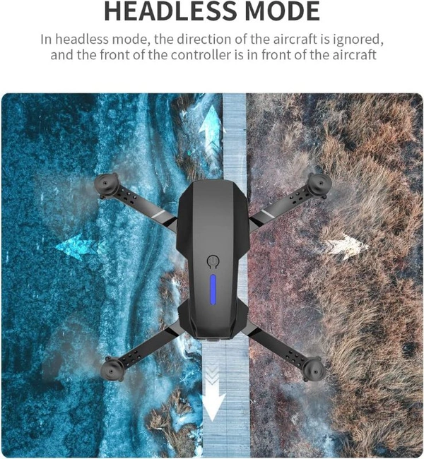 4k HD Drone Camera for Adults and Kids, FPV Live Video RC Quadcopter WiFi Drone Camera Remote Control with Gesture Selfie, Flips Bounce Mode, App One Key Headless Mode