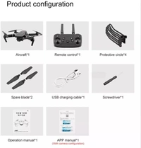 4k HD Drone Camera for Adults and Kids, FPV Live Video RC Quadcopter WiFi Drone Camera Remote Control with Gesture Selfie, Flips Bounce Mode, App One Key Headless Mode