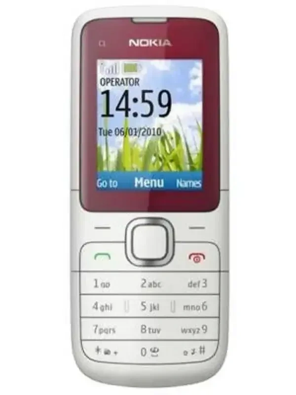 Nokia C1-01 Feature Phone With Battery & Charger Renewed - White