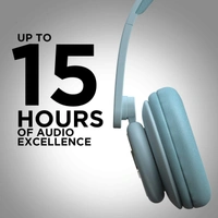  boAt Rockerz 450 Bluetooth On-Ear Headphone Open Box 3 Month Warranty  - Sky blue