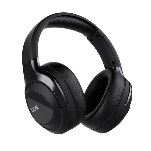 boAt Nirvana Eutopia Bluetooth Headphones with Head Tracking Function, Spatial Audio,20 HRS Playtime, ENx™ Tech - Black