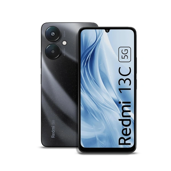  Redmi 13C 5G MediaTek Dimensity 6100+ 5G 90Hz Display Renewed  - 128 GB, Startrail Black