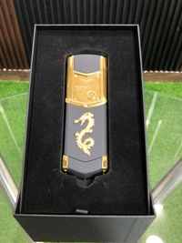 Vertu Signature S Dragon Gray Keypad Mobile Phone VVIP Edition - Red Orange