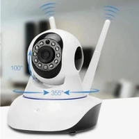 Double antenna WIFI camera, White