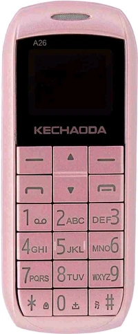 KECHAODA A26 Dual Sim Mobile Phone (Bluetooth Size,Black, 16MB) - Black
