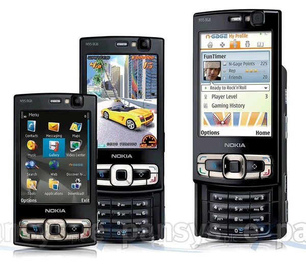 Nokia N95 Mobile Phone Refurbished  - Black