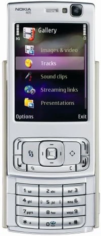 Nokia N95 Mobile Phone Refurbished  - Black