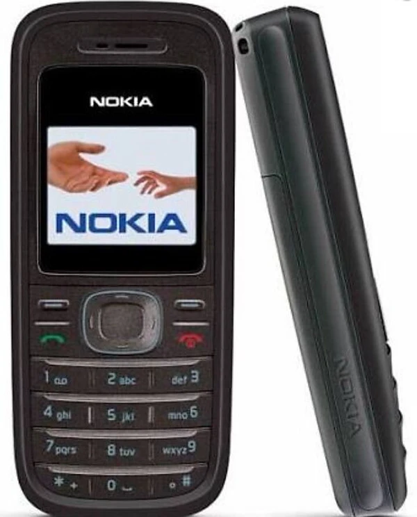 Nokia 1208 Mobile Phone (REFURBISHED) - Black