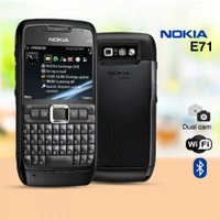 Nokia E71 Mobile Phone with 3.2 MP Camera, International 3G, Media Player, GPS, Wi-Fi, MicroSD Slot 1 Month Warranty  - Dark Gray